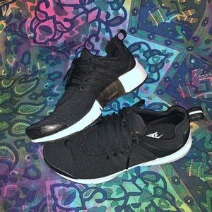 Black & White Nike Presto Sneakers